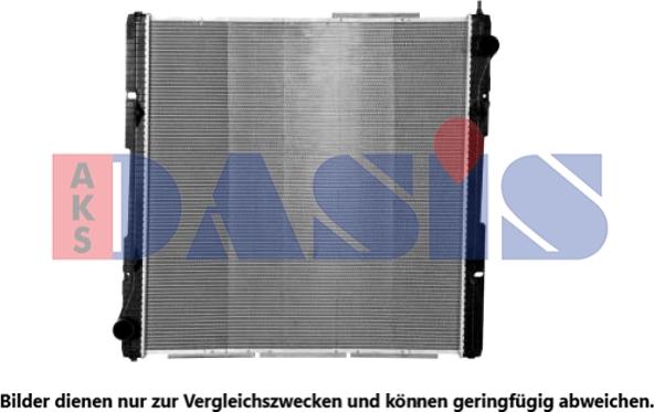 AKS Dasis 270018S - Радиатор, охлаждение двигателя autosila-amz.com