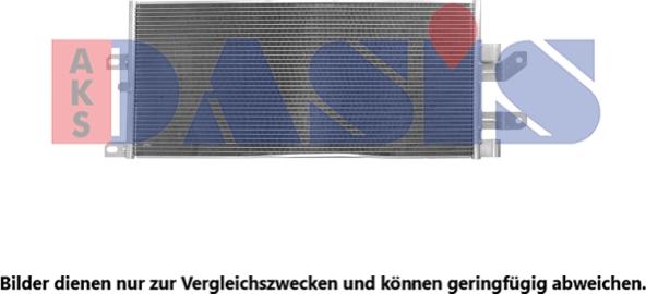 AKS Dasis 272006N - Конденсатор кондиционера autosila-amz.com