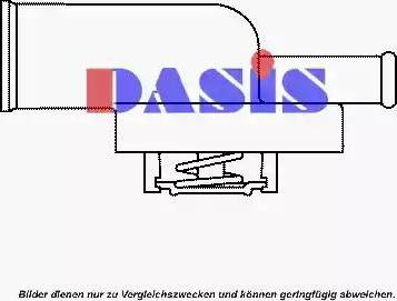 AKS Dasis 750902N - Термостат охлаждающей жидкости / корпус autosila-amz.com
