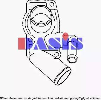 AKS Dasis 751914N - Термостат охлаждающей жидкости / корпус autosila-amz.com