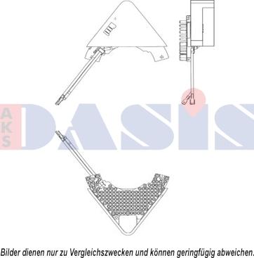 AKS Dasis 700120N - Регулятор, вентилятор салона autosila-amz.com