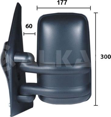 Alkar 9264902 - Наружное зеркало autosila-amz.com