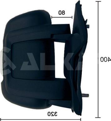 Alkar 9282922 - Наружное зеркало autosila-amz.com