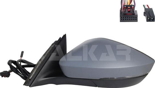 Alkar 6144735 - Наружное зеркало autosila-amz.com