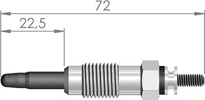 A-N PARTS 041 234 - Свеча накаливания autosila-amz.com