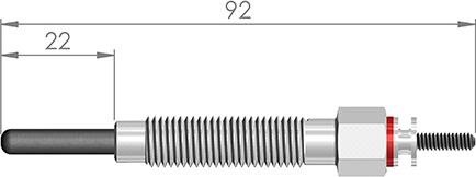 A-N PARTS 057 183 - Свеча накаливания autosila-amz.com