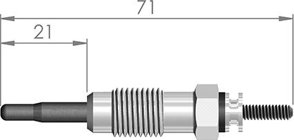 A-N PARTS 066 146 - Свеча накаливания autosila-amz.com