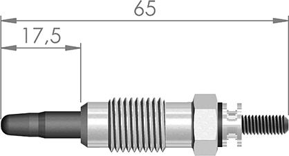 A-N PARTS 061 381 - Свеча накаливания autosila-amz.com