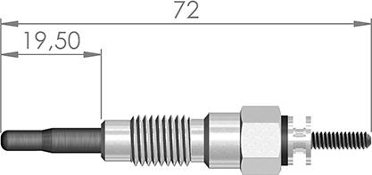 A-N PARTS 067 114 - Свеча накаливания autosila-amz.com