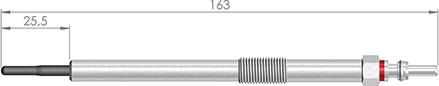 A-N PARTS 162 124 - Свеча накаливания autosila-amz.com