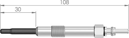 A-N PARTS 108 639 - Свеча накаливания autosila-amz.com