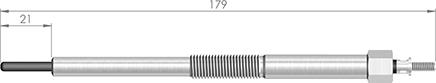 A-N PARTS 180 031 - Свеча накаливания autosila-amz.com