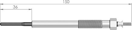 A-N PARTS 137 577 - Свеча накаливания autosila-amz.com