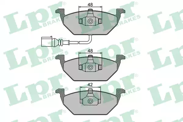 AP 05P692 - Колодки тормозные дисковые передн AUDI: A2 00-05, A3 00-, SEAT: CORDOBA 02-, IBIZA IV 02-, LEON 99-, autosila-amz.com