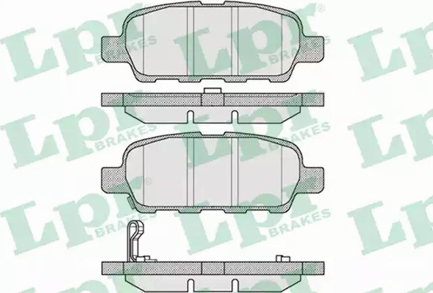 AP 05P857 - Тормозные колодки, дисковые, комплект autosila-amz.com