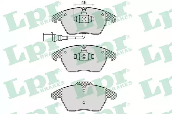 AP 05P866 - Тормозные колодки, дисковые, комплект autosila-amz.com