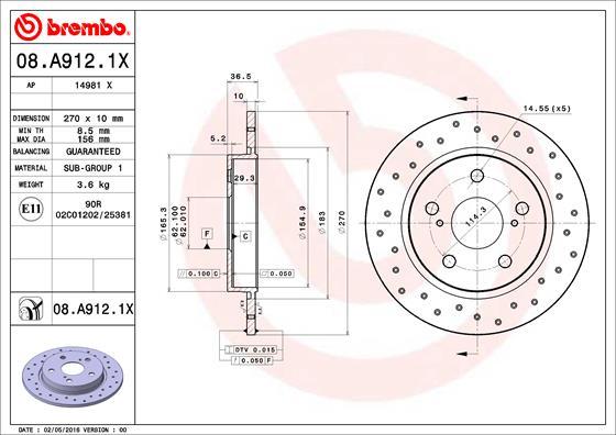 AP 14981 X - Тормозной диск autosila-amz.com