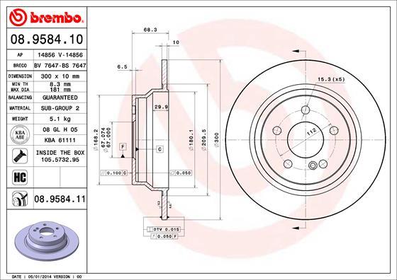 AP 14856 - Тормозной диск autosila-amz.com