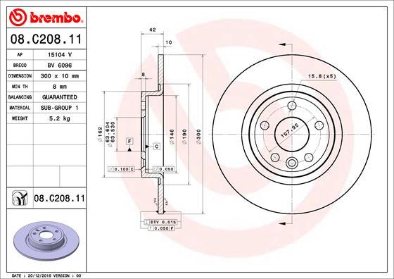 AP 15104 V - Тормозной диск autosila-amz.com