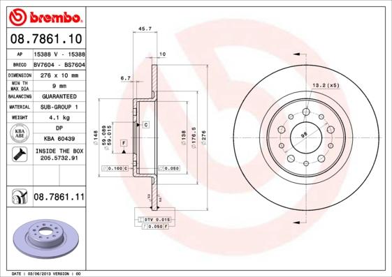 AP 15388 - Тормозной диск autosila-amz.com