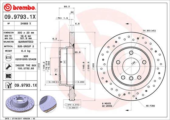 AP 24968 X - Тормозной диск autosila-amz.com