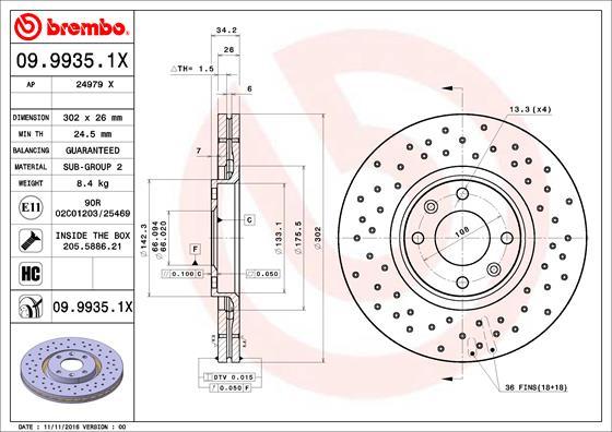 AP 24979 X - Тормозной диск autosila-amz.com