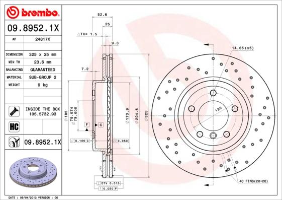 AP 24817 X - Тормозной диск autosila-amz.com