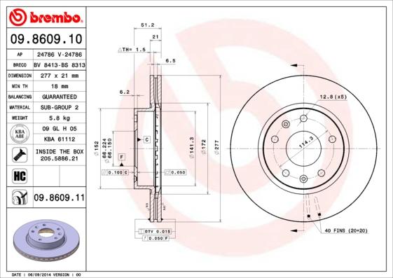 AP 24786 - Тормозной диск autosila-amz.com