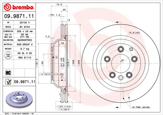 AP 25135 V - Тормозной диск autosila-amz.com