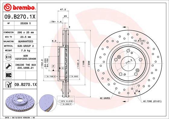 AP 25309 X - Тормозной диск autosila-amz.com