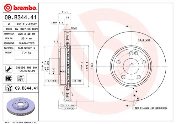AP 25317 V - Тормозной диск autosila-amz.com