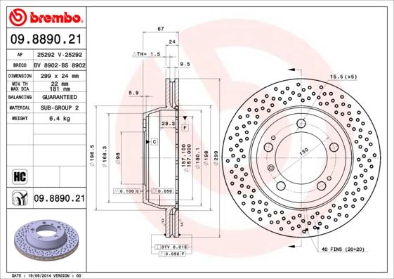 AP 25292 V - Тормозной диск autosila-amz.com