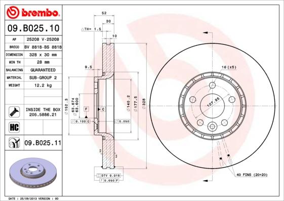 AP 25208 - Тормозной диск autosila-amz.com