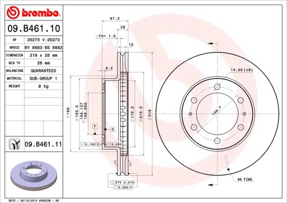 AP 25273 - Тормозной диск autosila-amz.com