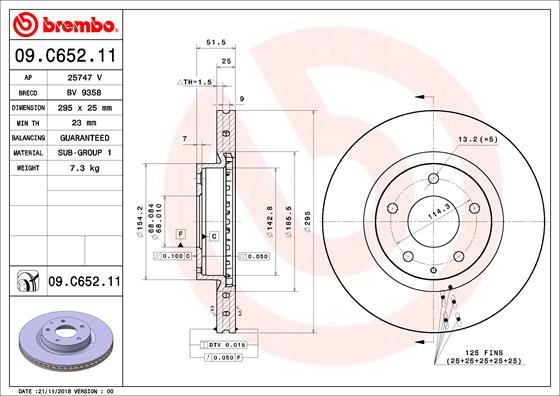 AP 25747 V - Тормозной диск autosila-amz.com