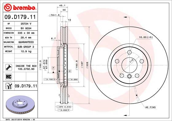 AP 25724 V - Тормозной диск autosila-amz.com