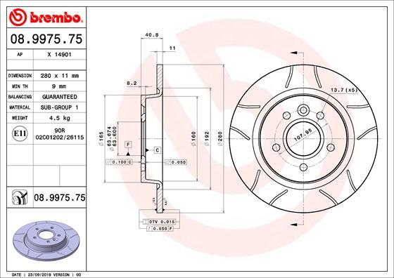 AP X 14901 - Тормозной диск autosila-amz.com