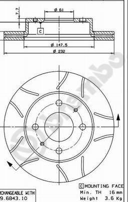 AP X 24630 - Тормозной диск autosila-amz.com