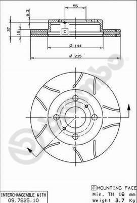 AP X 24770 - Тормозной диск autosila-amz.com