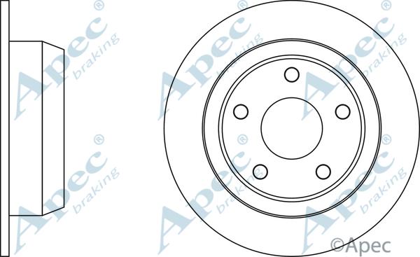 Eurobrake 5815209304 - Тормозной диск autosila-amz.com