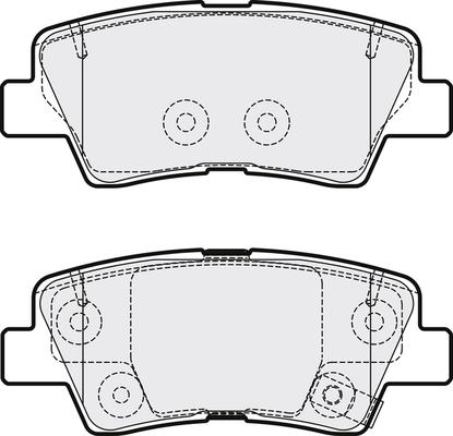 Allied Nippon ADB32694 - Тормозные колодки, дисковые, комплект autosila-amz.com