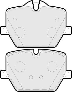 Allied Nippon ADB02861 - Тормозные колодки, дисковые, комплект autosila-amz.com