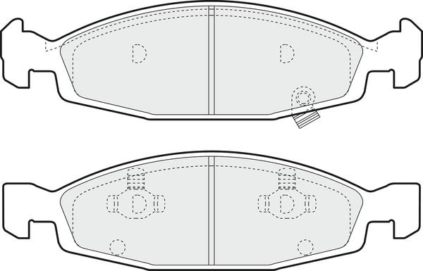 Triscan P0636302 - Тормозные колодки, дисковые, комплект autosila-amz.com