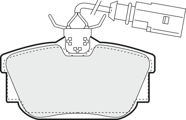 FTE 9005395 - Тормозные колодки, дисковые, комплект autosila-amz.com