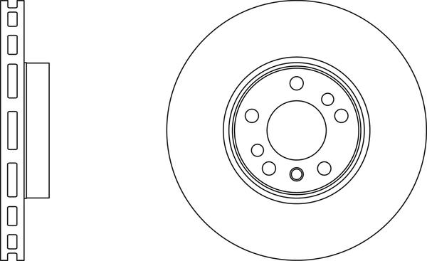 Valeo 297808 - Тормозной диск autosila-amz.com