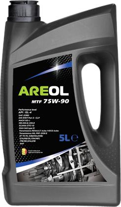 Areol 75W90AR086 - AREOL MTF 75W90 (5л) полусинт. трансм. масло для робот. и МКПП!\ API GL-4, MB 235.6/235.8 autosila-amz.com