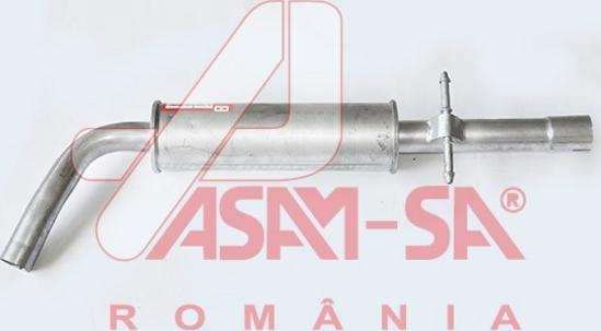 ASAM 63136 - Средний глушитель выхлопных газов autosila-amz.com