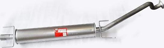 ASAM 28033 - Средний глушитель выхлопных газов autosila-amz.com