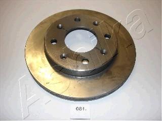 Ashika 60-00-081 - Тормозной диск autosila-amz.com