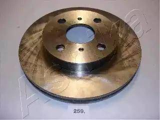 Ashika 60-02-259 - Тормозной диск autosila-amz.com